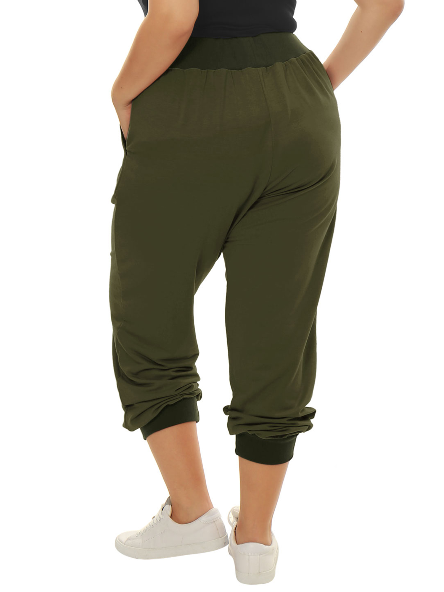 khaki joggers womens plus size
