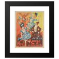 thumbnail image 2 of G. Pescheux 12x14 Black Modern Framed Museum Art Print Titled - Au Joyeux Moulin Rouge (1880-1900), 2 of 5