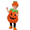 thumbnail image 4 of RIJOPUTY Halloween Onesie Newborn Halloween Outfit Christening Outfits for Boys 18-24 Month Boy Clothes 18 Months Boy Winter 3 Year Old Girl Clothes, Orange 12-18 Months, 4 of 9