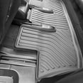 thumbnail image 5 of Ikon Motorsports 3D TPE Floor Mats Compatible With 2024-2025 Toyota Grand Highlander 7 Seats 2024 Lexus TX 350 All Weather Waterproof Anti-Slip Car Floor Liner Heavy Duty Carpets Black 4PCS Set, 5 of 9