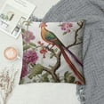thumbnail image 2 of ONETECH  Pink Flower Bird Pillow Covers,Chinoiserie Pillow Covers Decorative Pillow Covers for Couch Living Room Bed Sofa,Farmhouse Pillow Covers, 2 of 5