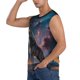thumbnail image 3 of Fotbe Night Sky Wolf Men's Camiseta sin Mangas Estampada para Hombres, Playera Casual para Gimnasio, Entrenamiento, Playa-Small, 3 of 7