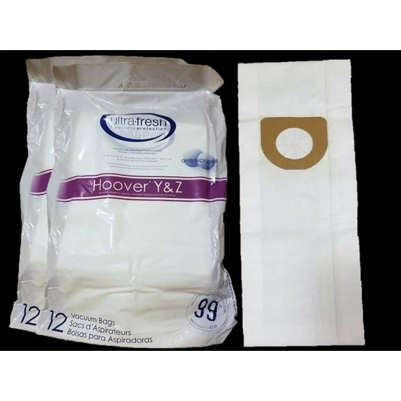 24 Hoover Windtunnel Type Y Vacuum Bags Microfiltration 2 Ply System
