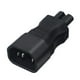 thumbnail image 3 of Zócalo de conversión,Conector de adaptador de servidor IEC C14 a C7 PDU,Adaptador IEC C14 a C7 PDU macho hembra,Enchufe de conversión Contacto de protección para el hogar,Enchufe de viaje, 3 of 9