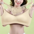 thumbnail image 4 of SCSAlgin Womens Large Size Butterfly Beauty Back Wrap Breast Latex No Steel Ring Ice Silk Sports Bra Gathering Underwear, 4 of 7