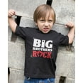 thumbnail image 3 of Boys Big Brothers Rock Best Siblings Gift Kids T-Shirt Big Bro Black 2T, 3 of 6