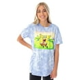 thumbnail image 2 of SpongeBob SquarePants Men's Jump For Joy Bleach Wash Dye T-Shirt, 2 of 5