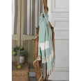 thumbnail image 5 of Die Caprie Turkish Bath Towel 100% Cotton Peshtemal Beach Towels 39x78 Thin Lightweight Travel Camping Bath Sauna Beach Gym Pool Blanket Gift Quick Dry Towels (Teal), 5 of 8