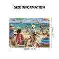 thumbnail image 2 of Chilfamy Day at The Beach Jigsaw Puzzle Birthday Gift for Family and Friends 500 PCS, 2 of 6