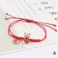thumbnail image 2 of 2022 Chinese New Year Tiger Rope Red String Bracelets Handmade Craft Gift, 2 of 6