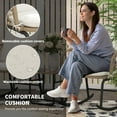 thumbnail image 4 of Outsunny Patio Rocking Chair with Cushions, Patio Conversation Set, Beige, 4 of 10