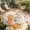 White Orange, variant on Fall Thanksgiving Outdoor Rug for Patio/Deck/Porch, Non-Slip Large Area Rug 6 x 9 Ft, Orange White Pumpkin Maple Leaf Indoor Outdoor Rugs Washable Area Rugs, Reversible Camping Rug Carpet Runner