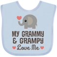 thumbnail image 3 of Inktastic My Grammy and Grampy Love Me Boys or Girls Baby Bib, 3 of 4