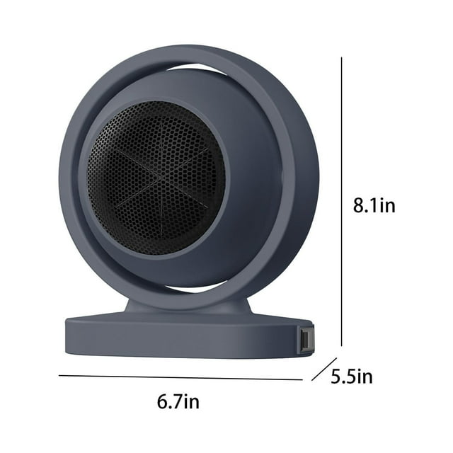 RKSTN Heater Fan Heater Fan , Circulation Heating Fan, 380W Overheat Protection Small Floor for Home Office Kitchen Gadgets