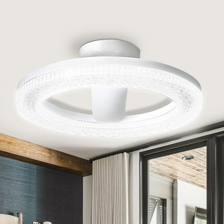 

Clearance New LED Bulb E27 Screw Mouth Circular Light Household Eye Protection Energy Saving Screw Mouth Acrylic LED Light
