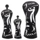 thumbnail image 1 of Funda para palos de golf kusrkot Equipo de golfista PU Cuero Negro, 1 of 7