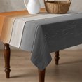thumbnail image 4 of Burnt Orange Gray Ombre Table Cloth Waterproof Tablecloths, Vintage Farmhouse Wooden Tablecloth Dining Table Cover for Kitchen Party Tabletop Outdoor, Square Tablecloth 54x54 Inch, 4 of 9