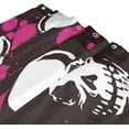 thumbnail image 3 of SKYSONIC Shower Curtain and Rug Set Abstract Skulls Polyester Waterproof Bath Curtain and Mat for Bathroom with Hooks 72 x 72 Inches, 3 of 6