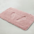 thumbnail image 2 of Yafa Home Fashion 2 Piece Solid Microfiber Soft Bathroom Rug Set, Non-Slip TPR Backing, 2 of 6