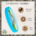 thumbnail image 4 of Country Brook Design® 3/4 Inch Cyan PVC Webbing, 50 Yards, 4 of 6