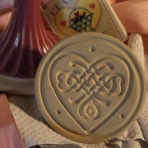 Brown Bag Celtic Knot Heart Cookie Stamp - Heart Series - Valentines Day