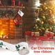 thumbnail image 4 of Cinta de árbol de Navidad, hogar, oficina, tienda, fiesta, cinta de arpillera decorativa, bandas de decoración para coche, gris Inevent HA001470-03, 4 of 6