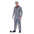thumbnail image 2 of Men's Deluxe Button Down Jailbird Costume, 2 of 3