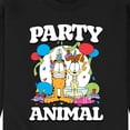 thumbnail image 3 of Garfield - Party Animal - Men's Crew Neck Fleece Pullover, 3 of 5