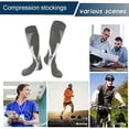 thumbnail image 5 of Calcetines deportivos profesionales de compresión para hombre, adecuados para béisbol, 5 of 5