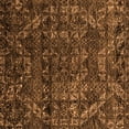 thumbnail image 1 of Ahgly Company Indoor Square Abstract Orange Modern Area Rugs, 4' Square, 1 of 4