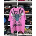 thumbnail image 1 of Y2K Style Streetwear Tee Gothic Skull Cross Print Trendy Graphic Summer T shirts Front and back printing, 1 of 6