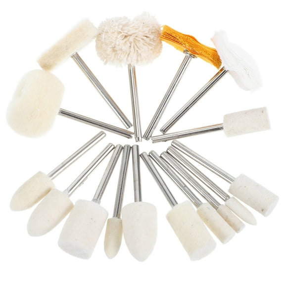 50 Pcs Compressed Polishing Wheel Mini Buffing Wheel Rotary Tool Accessories for Jewelry and Watch