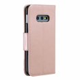 thumbnail image 2 of Allytech Galaxy S10e Case, Slim Fit PU Leather Folio Butterfly Embossed Shockproof Wrist Hand Strap Flip Cards Holder Wallet Case TPU Back Cover for Samsung Galaxy S10e, Pink, 2 of 8