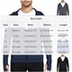 thumbnail image 5 of Ceisia Men's Athletic Hooded Zip-Up Jacket | Slim-Fit Sweatproof Training & Outdoor Sports Top Gift, 5 of 5