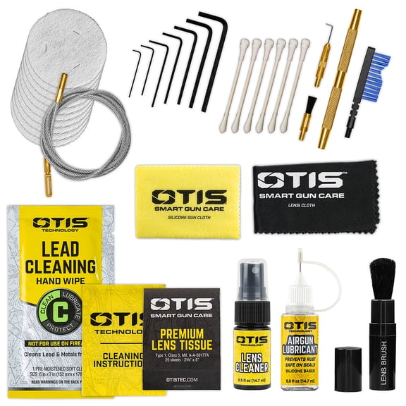 OTIS Airgun Maintenance & Cleaning Kit, Comprehensive Cleaning Tools, Silicone Lubricant, Hex L-Wrench, Portable Case (FG-AG-MNT)