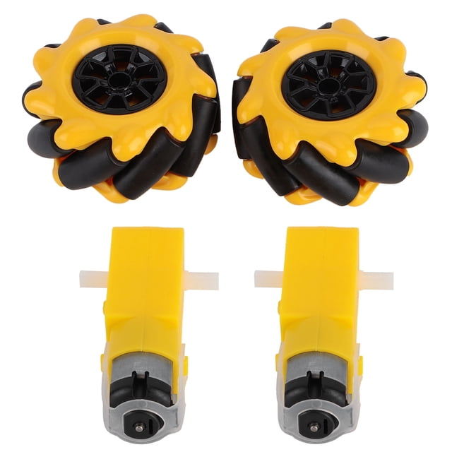Motorreductor Rueda Mecanum para Robot TT NikouMX Diseño Exquisito