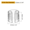 thumbnail image 2 of Marcadores de percha de ropa de 160 piezas, etiquetas de tamaño 3XL, adecuadas para varillas de 3.5 mm, etiqueta de color para perchas de ropa, transparente, 2 of 7