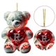 thumbnail image 2 of Letra Acrílica R Cgtredaw Adornos Oso Corazón Peluche para Navidad, 2 of 9