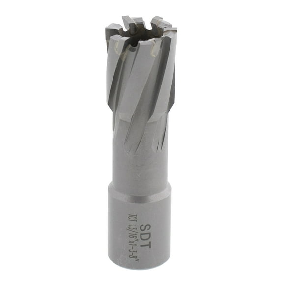 Steel Dragon Tools® 13/16" x 1-3/8" Carbide Tip Annular Cutter 3/4" Weldon