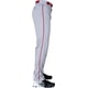thumbnail image 5 of Pantalón de béisbol Rawlings Standard con ribetes gris/escarlata para adulto, talla L, 5 of 5