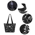 thumbnail image 6 of HAWEE Tote Bag with Zipper for Women with Bottle Pockets Heavy Duty Casual Anti-water Cloth Shoulder Handbag PVC Padded, Paisley, 6 of 7