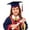 Navy-4, variant on Graduation Cap and Gown Set for Graduation Robe Outfit Various Styles Yellow Cap and Gown Academic Outfit for Senior High School Graduation 13-14 Years