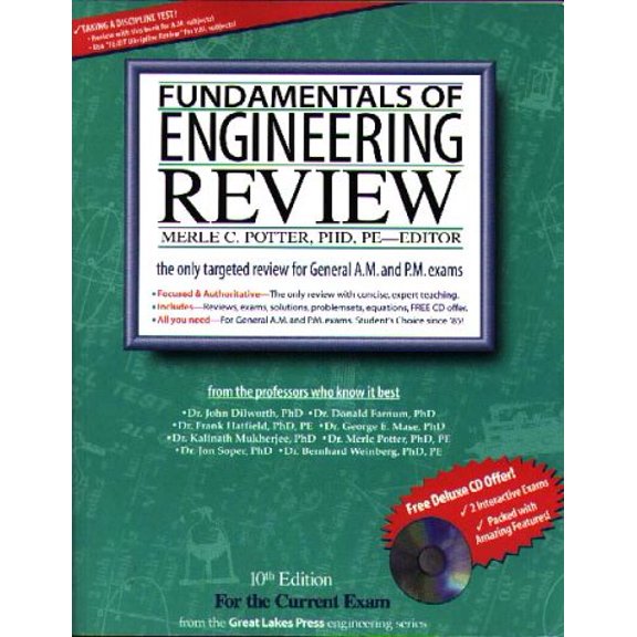 Pre-Owned Fundamentals of Engineering : The Most Effective FE/Eit Review (Fundamentals of Engineering, 10th ed.) (Paperback) 188101844X 9781881018445