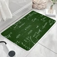 thumbnail image 3 of Math Equations Math Symbols Green Flannel Non Slip Door Rugs,Washable Door Mats Indoor,Decorative Door Mats,Dirt-Resistant and Absorbent Doormat for Entrance,Bedroom,Kitchen,Bathroom,23.5"x16", 3 of 5