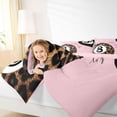 thumbnail image 3 of Erosebridal Billiards Game Sport Full Size Comforter Sets,Jungle Leopard Pattern Bedding Sets For Cheetah Girl, Reversible 3pcs, 3 of 7