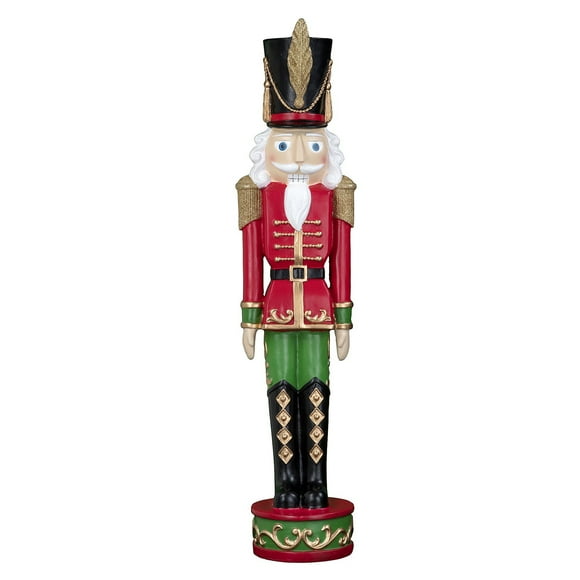 Haute Decor 37 Inch Regal Holiday Nutcracker Indoor Outdoor Decor Figure