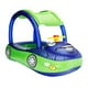 thumbnail image 3 of Juguete flotante para piscina,Flotador de piscina para bebés con dosel,suministros portátiles,Barco de baño con forma de coche,dibujos animados,cómodo verano,Flotador de Azul profundo, 3 of 8