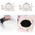 thumbnail image 7 of LinYooLi Women Mini False Pearls Chain Strap Cross-body Shoulder Bag Pearls Top-handle Bag Evening Clutch Handbag, 7 of 7