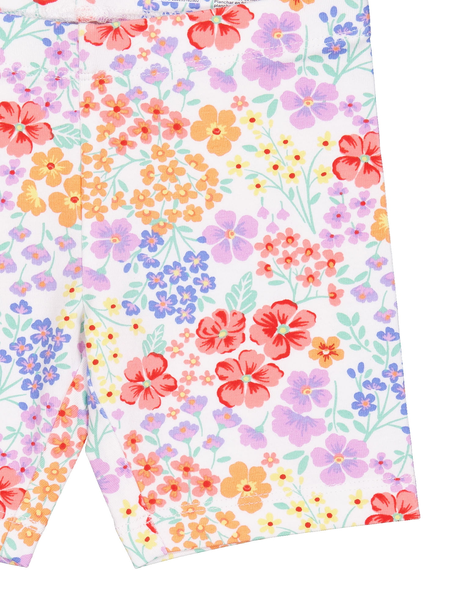 Wonder Nation Girls Bike Shorts, 4-Pack, Sizes 4-18 & Plus