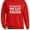 Red, variant on - Fitness Taco Funny Gym Mexican Food Sweatshirt Large Red